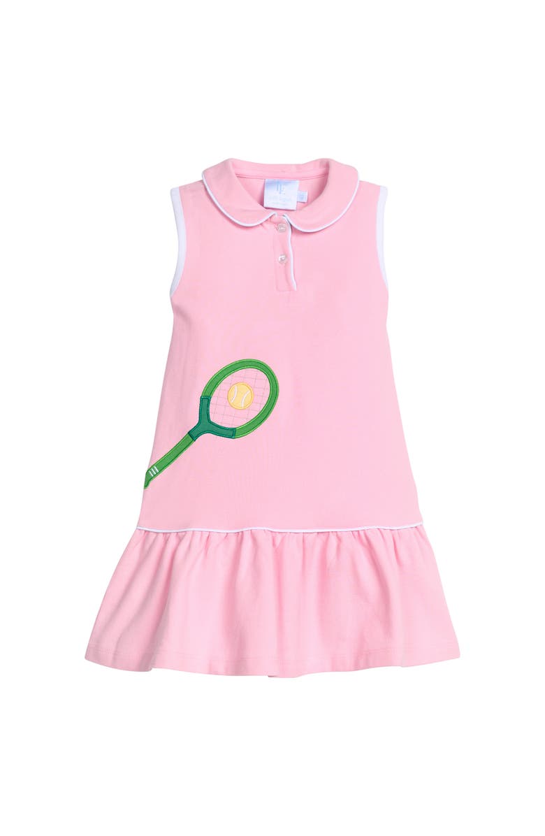 Little English Kids' Applique Polo Dress, Main, color, 
