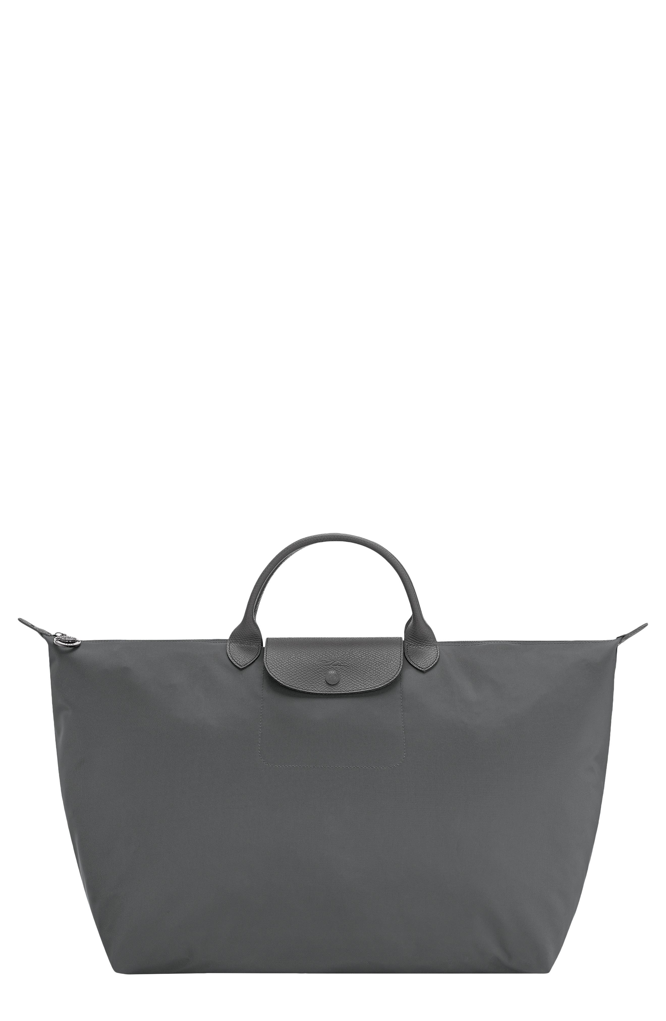 Large Le Pliage Recycled Polyamide Travel Bag, Main, color, ANTHRACITE