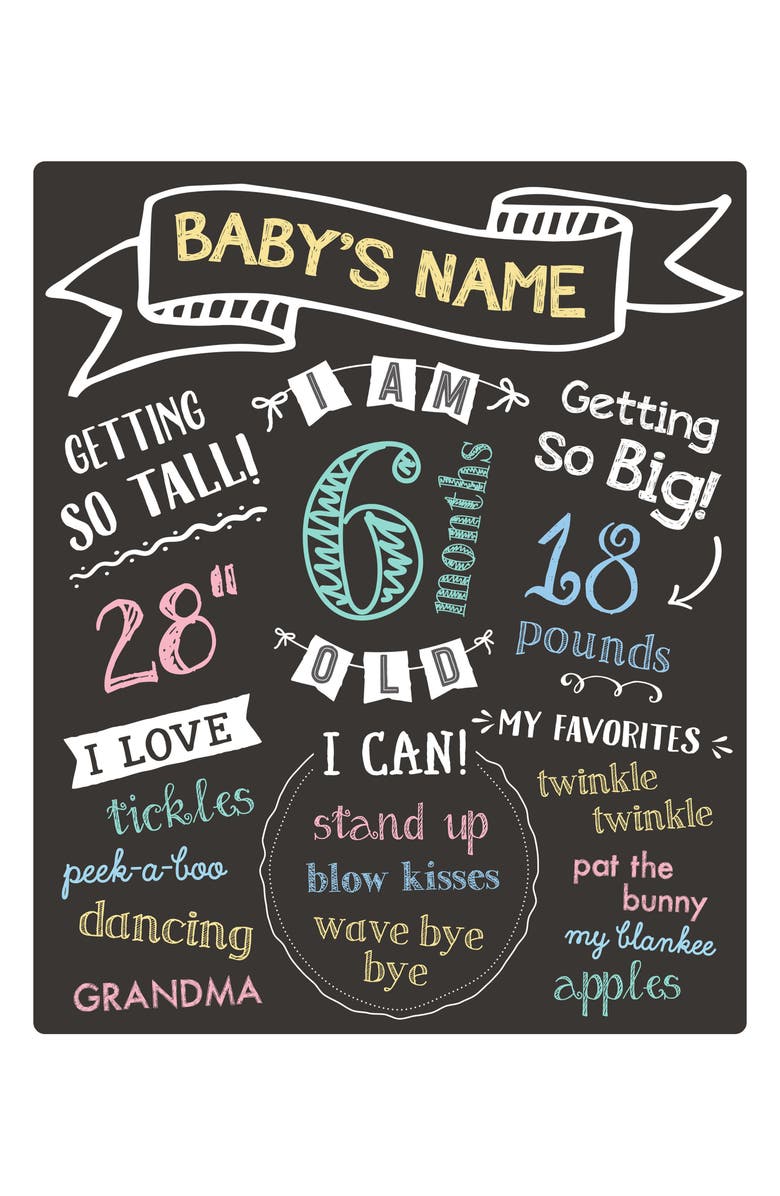 Pearhead All About Baby Chalkboard, Alternate, color,