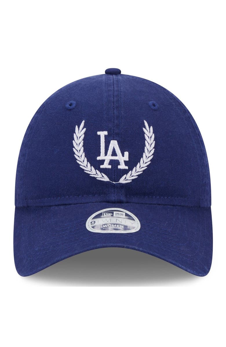 New Era Women's New Era Royal Los Angeles Dodgers Leaves 9TWENTY Adjustable Hat, Alternate, color,