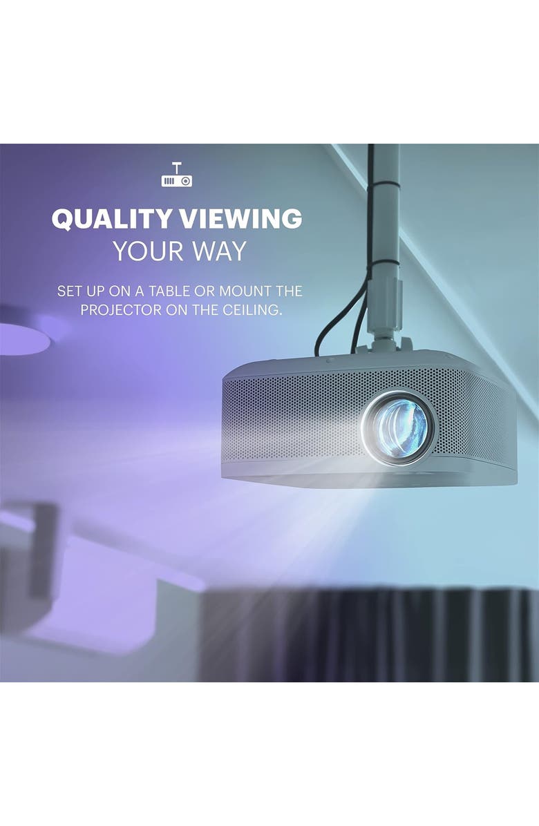 Kodak FLIK X10 Multimedia Home Projector, 1080p Portable Projector with Remote Control, Alternate, color,