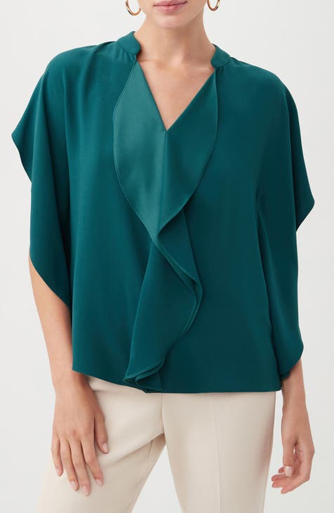 Tompkins Ruffle Boxy Top