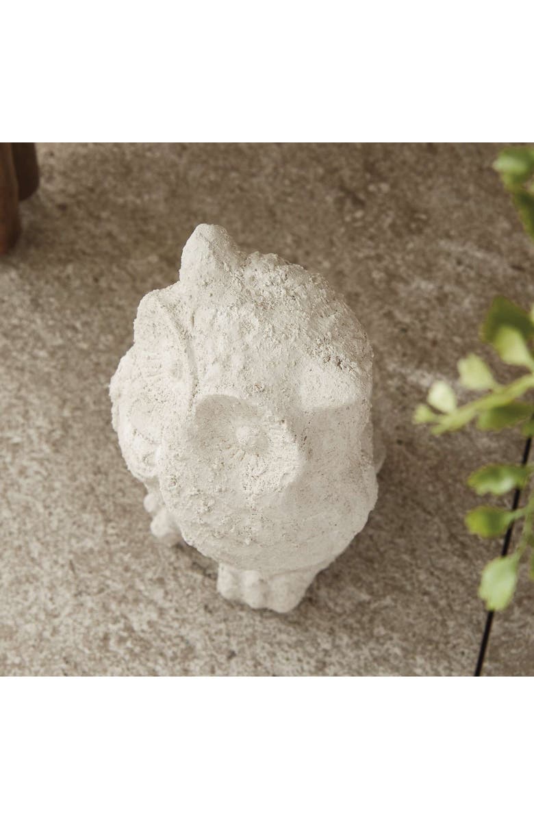 Napa Home & Garden Weathered Garden Owl, Alternate, color, White