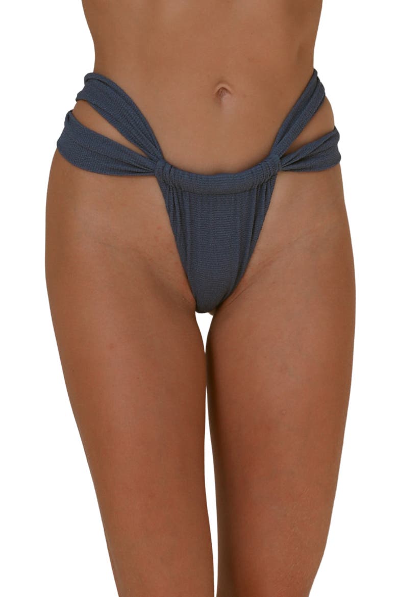 Bijou Cheeky Swim Bottoms, Main, color, VINTAGE INDIGO RIPPLE