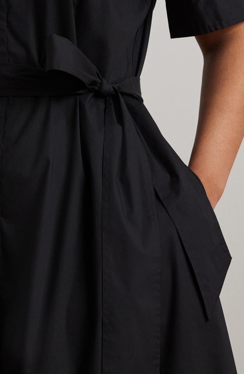 Lauren Ralph Lauren Belted Cotton Blend Shirtdress, Alternate, color,