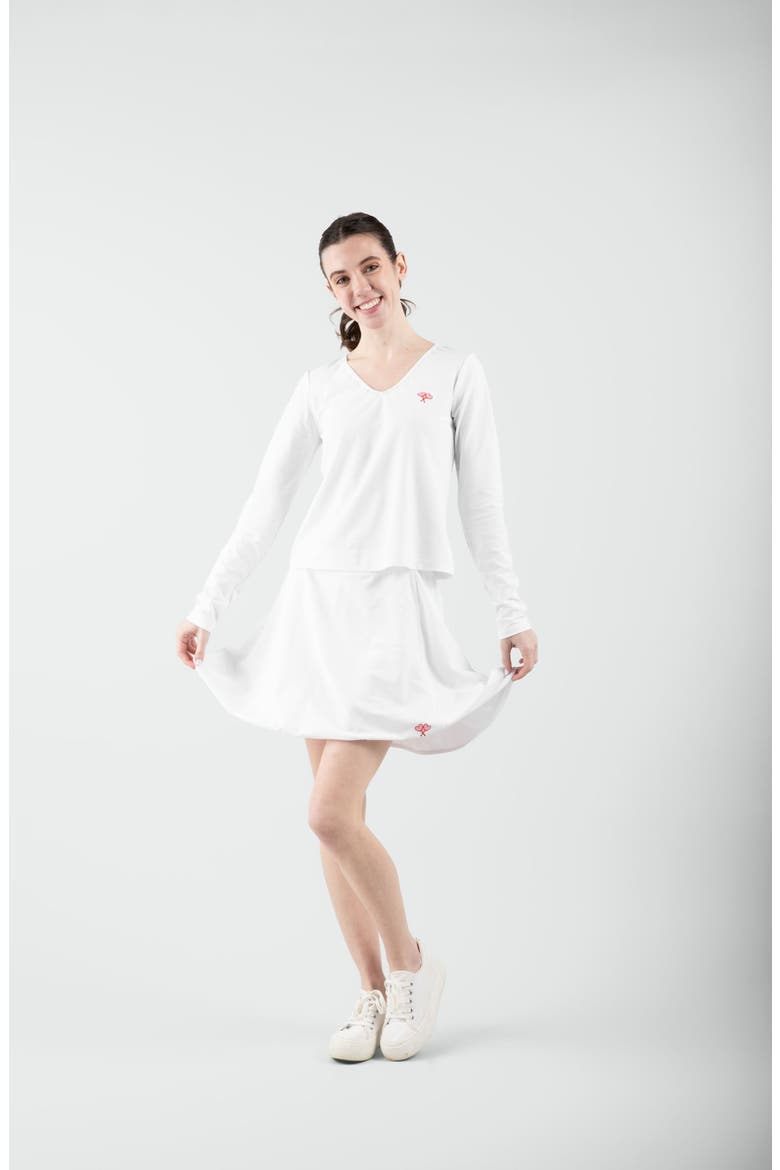 Women's Tamsin Skort Long, Alternate, color, White