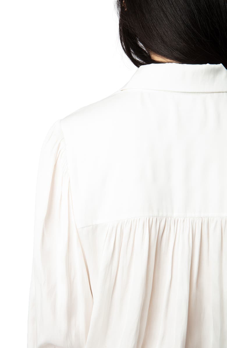 Zadig & Voltaire Trenta Satin Shirt, Alternate, color, 
