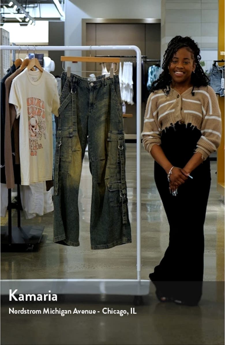 Strappy Baggy Cargo Jeans, sales video thumbnail