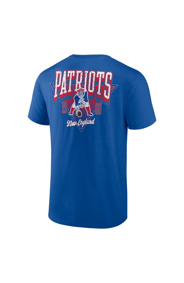 FANATICS Men's Fanatics Royal New England Patriots Never Over T-Shirt, Alternate, color, 