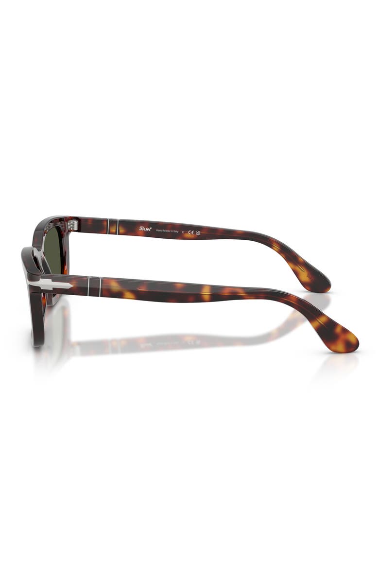 53mm Rectangular Sunglasses, Alternate, color, HAVANA / GREEN