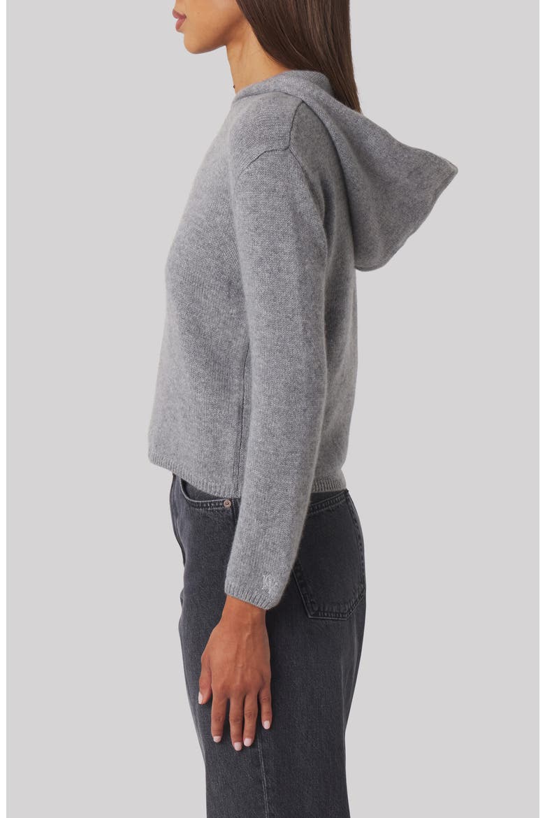 Marnie Cashmere Hoodie, Alternate, color, GREY