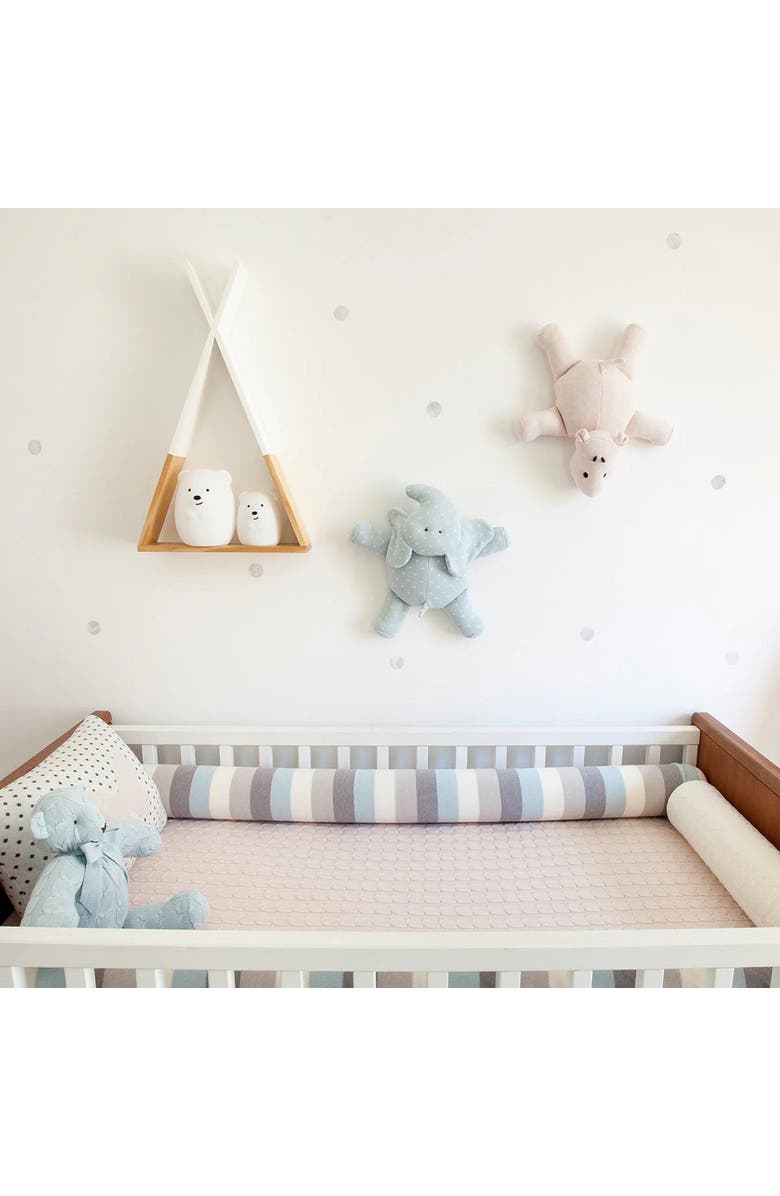 RIAN TRICOT Crib Side Protector Pillow Pair, Alternate, color, Light Blue