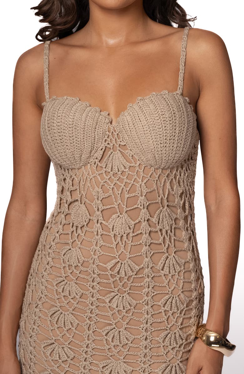 JLUXLABEL Odyssey Crochet Maxi Dress, Alternate, color, 