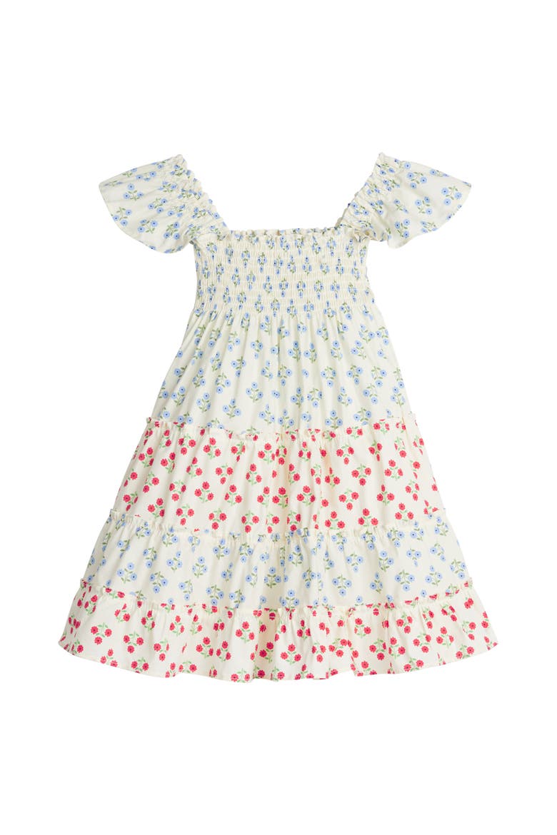 Kids' Twirl Dress, Main, color, Multi Marigold