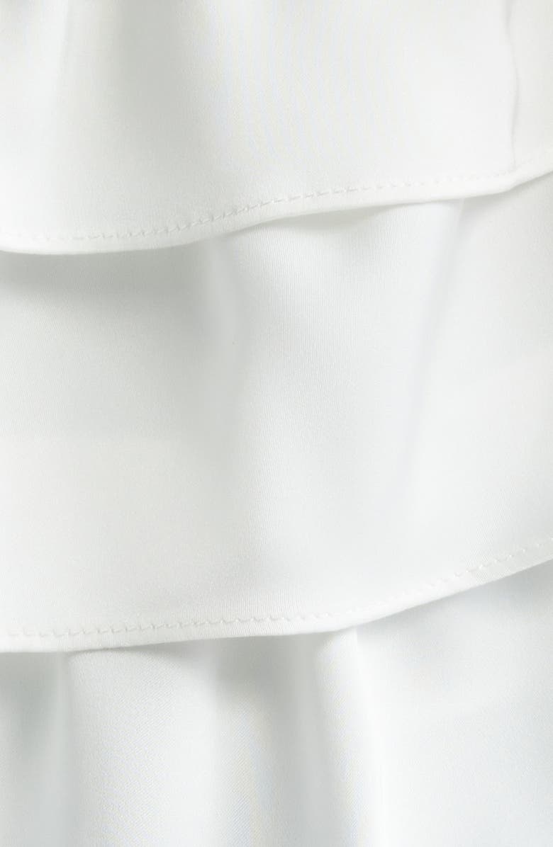 Ramy Brook Minnie Tiered Ruffle Halter Top, Alternate, color, Ivory