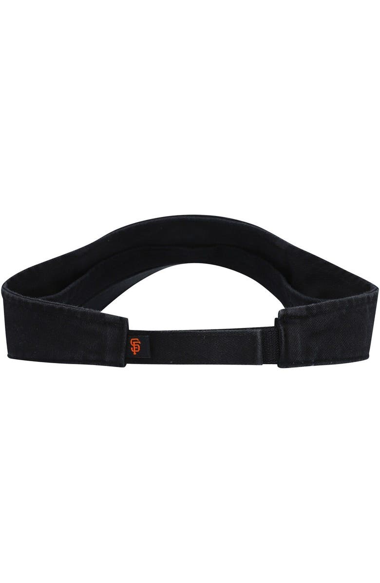 '47 Men's '47 Black San Francisco Giants Clean Up Adjustable Visor, Alternate, color, Black