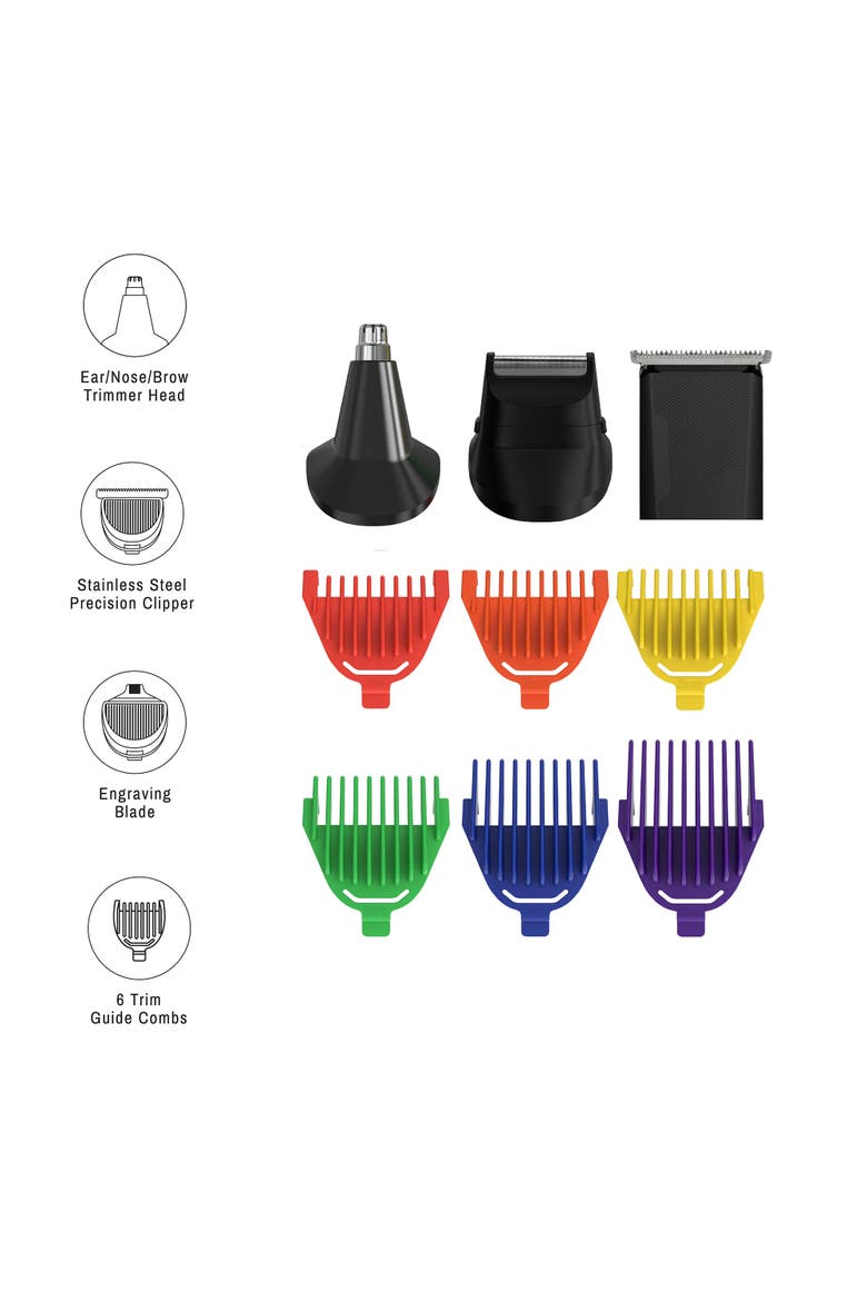 Mario Lopez Rechargeable Men's Grooming Set, Alternate, color, Black