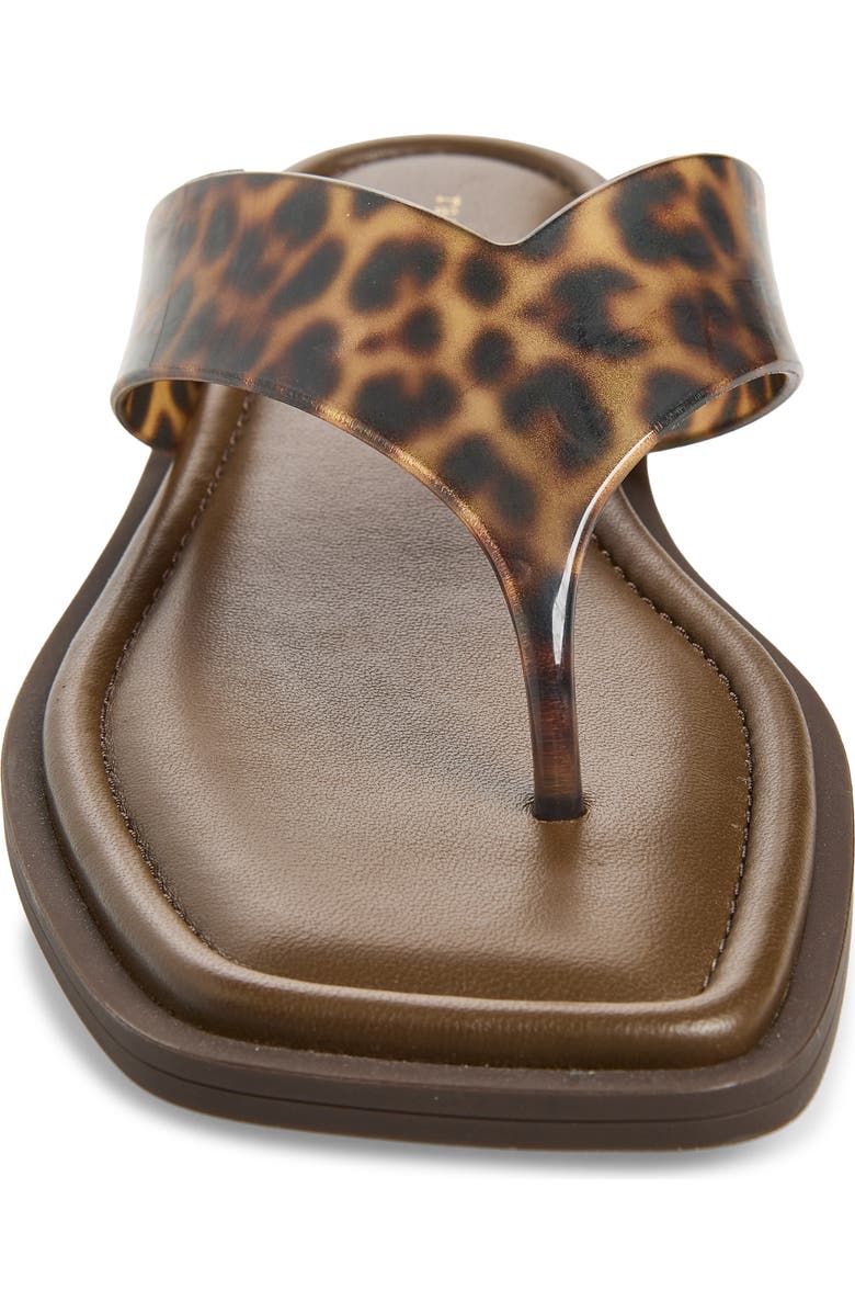 rag & bone Gracie Jelly Flip Flop, Alternate, color, Tortoise