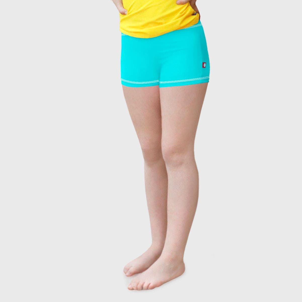 Turquoise w/White Stitch