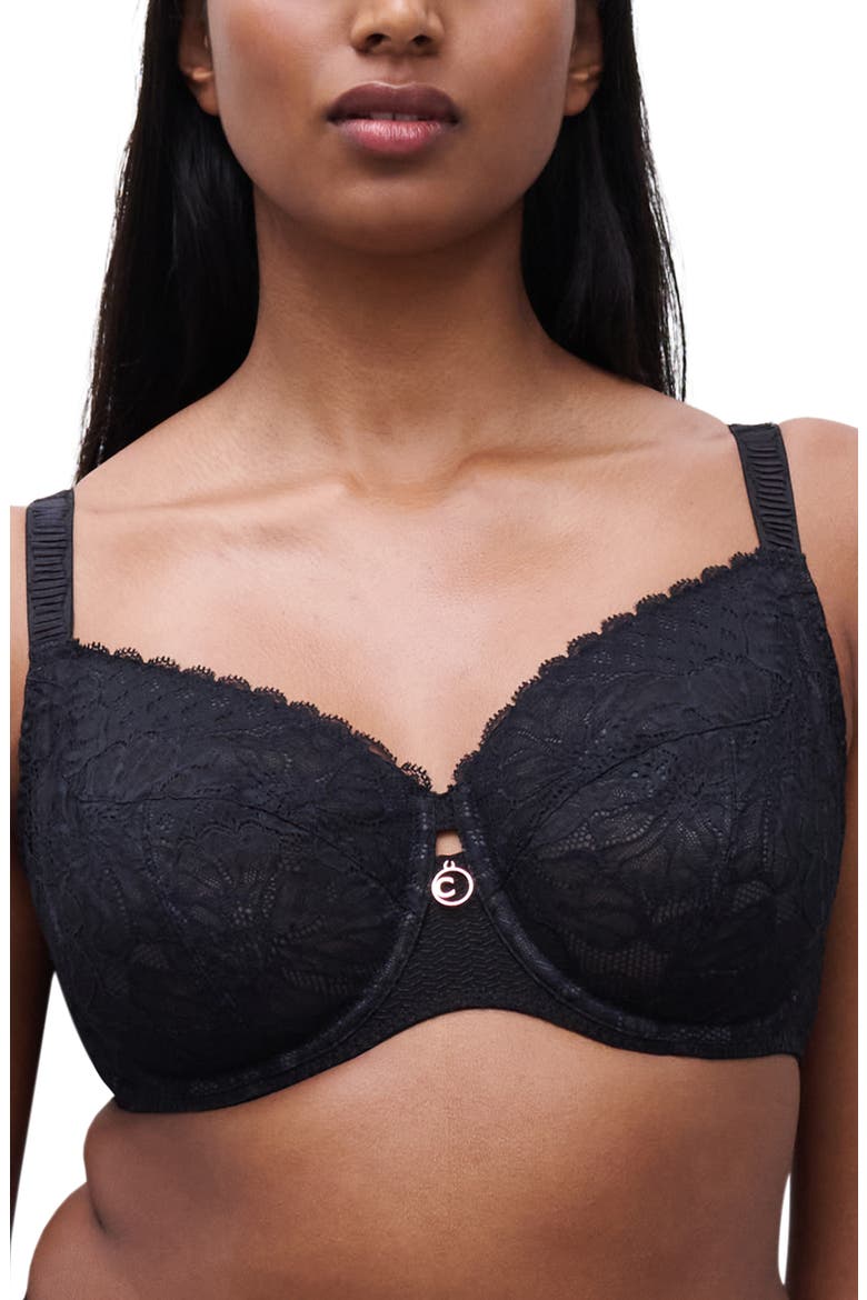 Sublime Full Coverage Underwire Bra, Main, color, BLACK