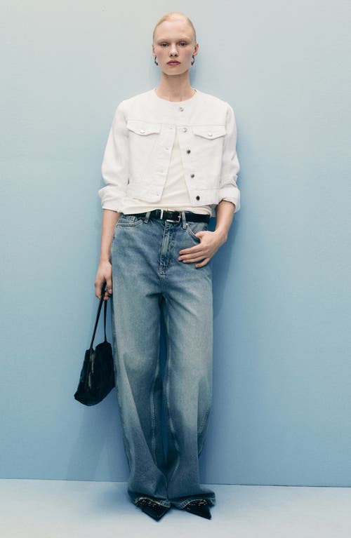 Mango Crop Denim Jacket