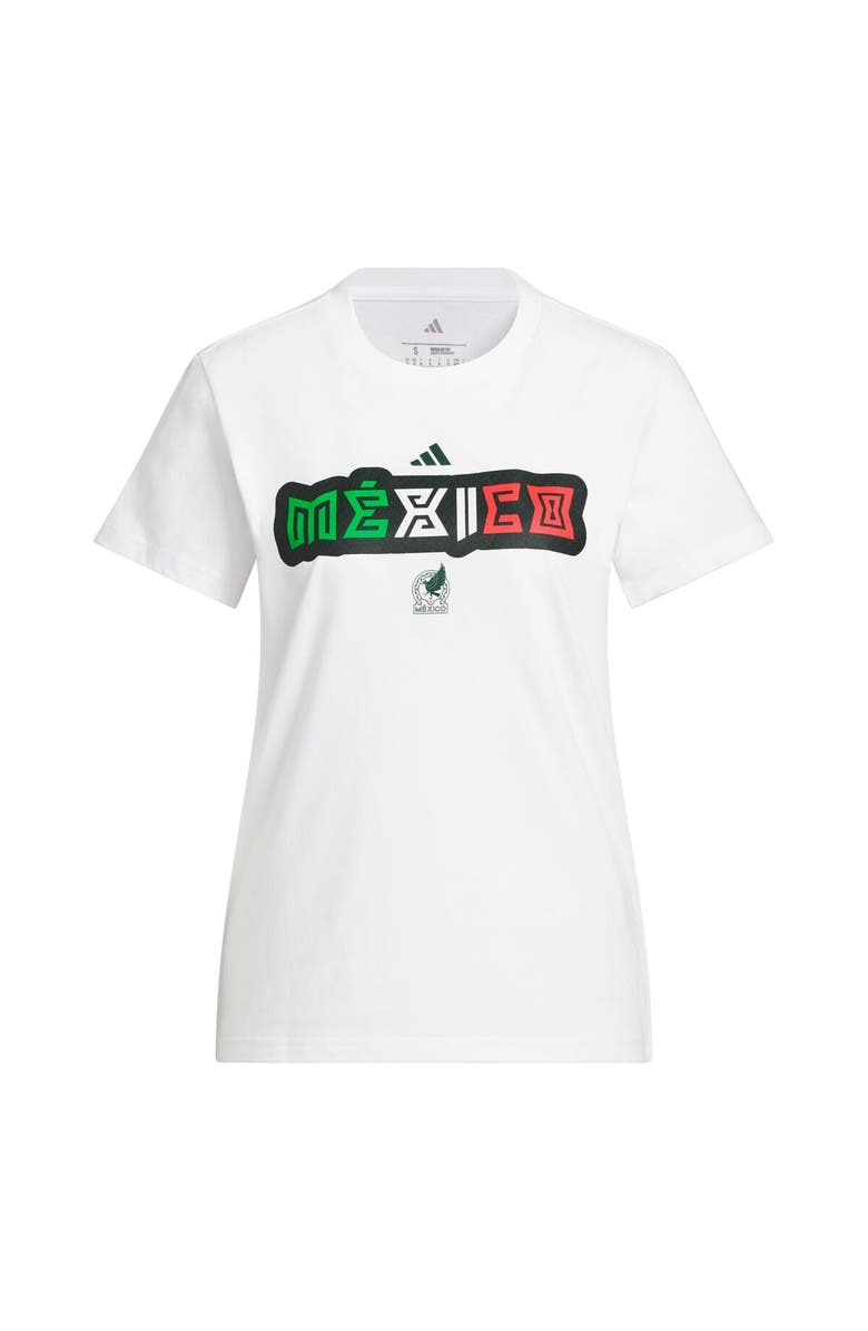 adidas Women's adidas White Mexico National Team Jersey Hook T-Shirt, Main, color, White