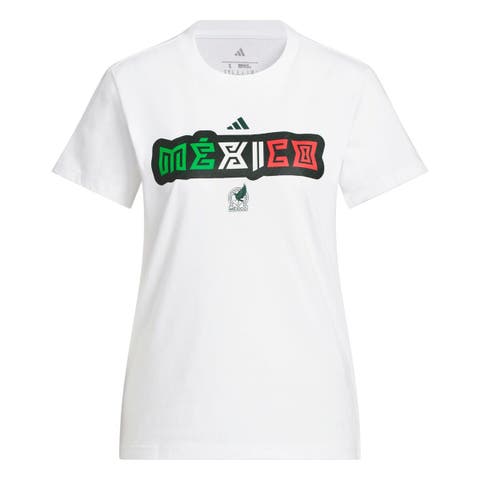 Women's adidas White Mexico National Team Jersey Hook T-Shirt