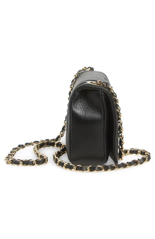 Valentino By Mario Valentino Beatriz Signature Leather Crossbody Bag In Black