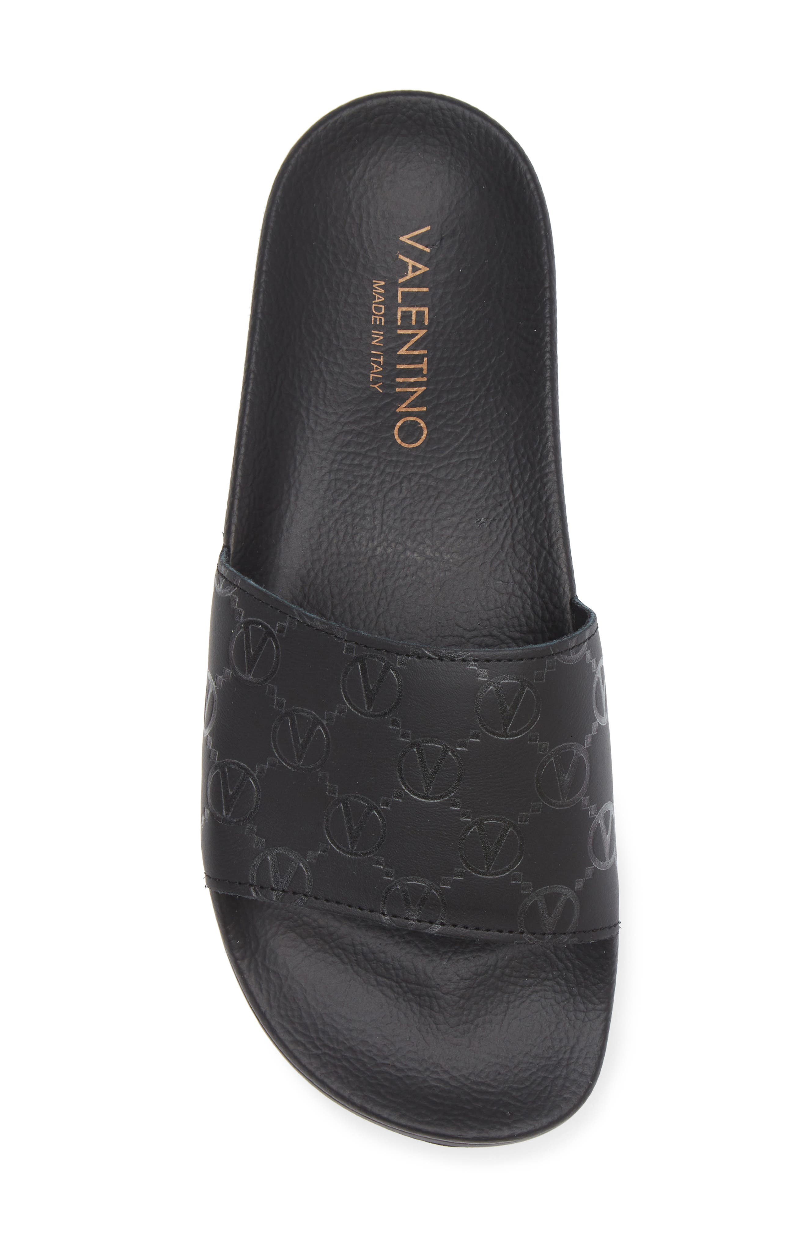 VALENTINO BY MARIO VALENTINO Eros Monogram Slide Sandal, Alternate, color, 