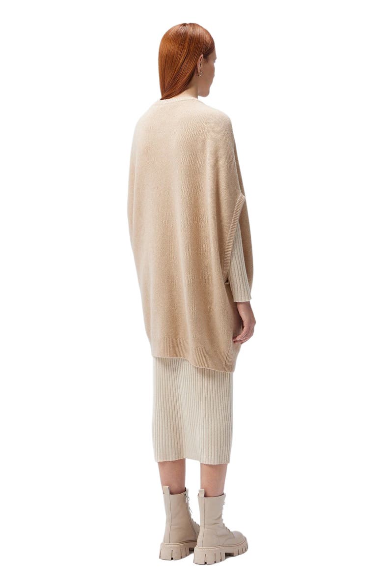 GOBI Mongolian Cashmere Cashmere Cocoon Sweater, Alternate, color, Beige