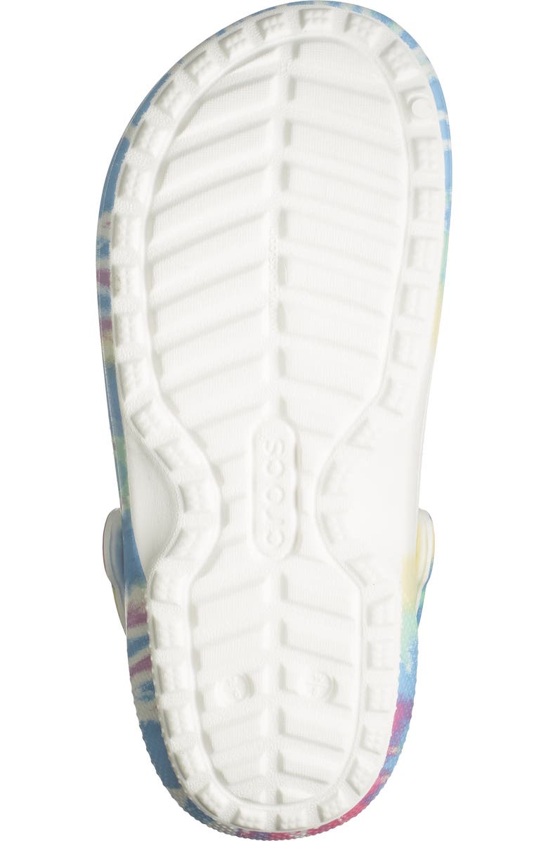 CROCS <sup>™</sup> Classic Fleece Lined Tie Dye Clog, Alternate, color,