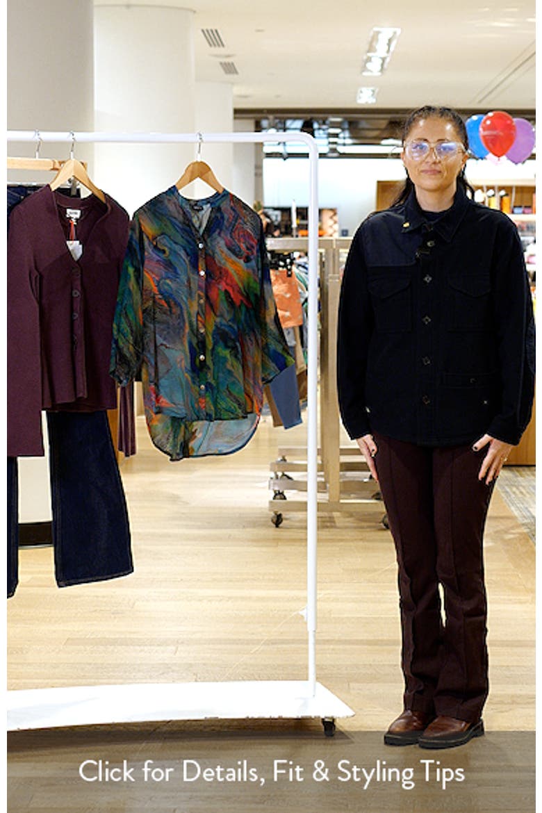Mandarin Collar Button-Up Shirt video