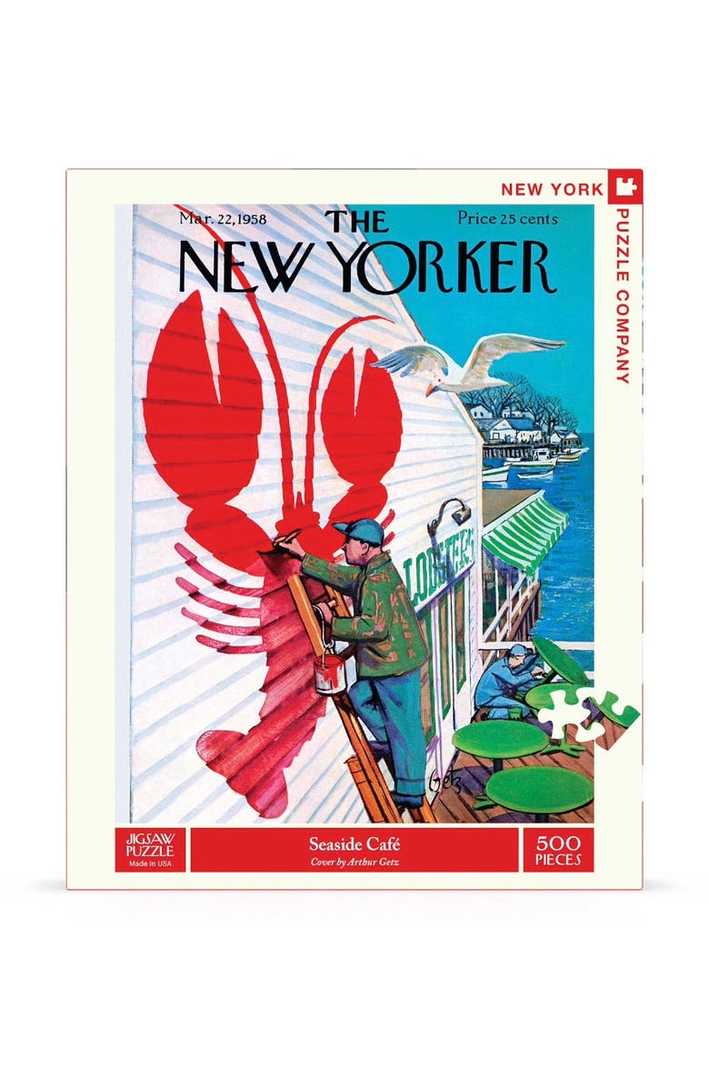 NEW YORK PUZZLE COMPANY Seaside Café 500 Piece Puzzle, Main, color, NO COLOR
