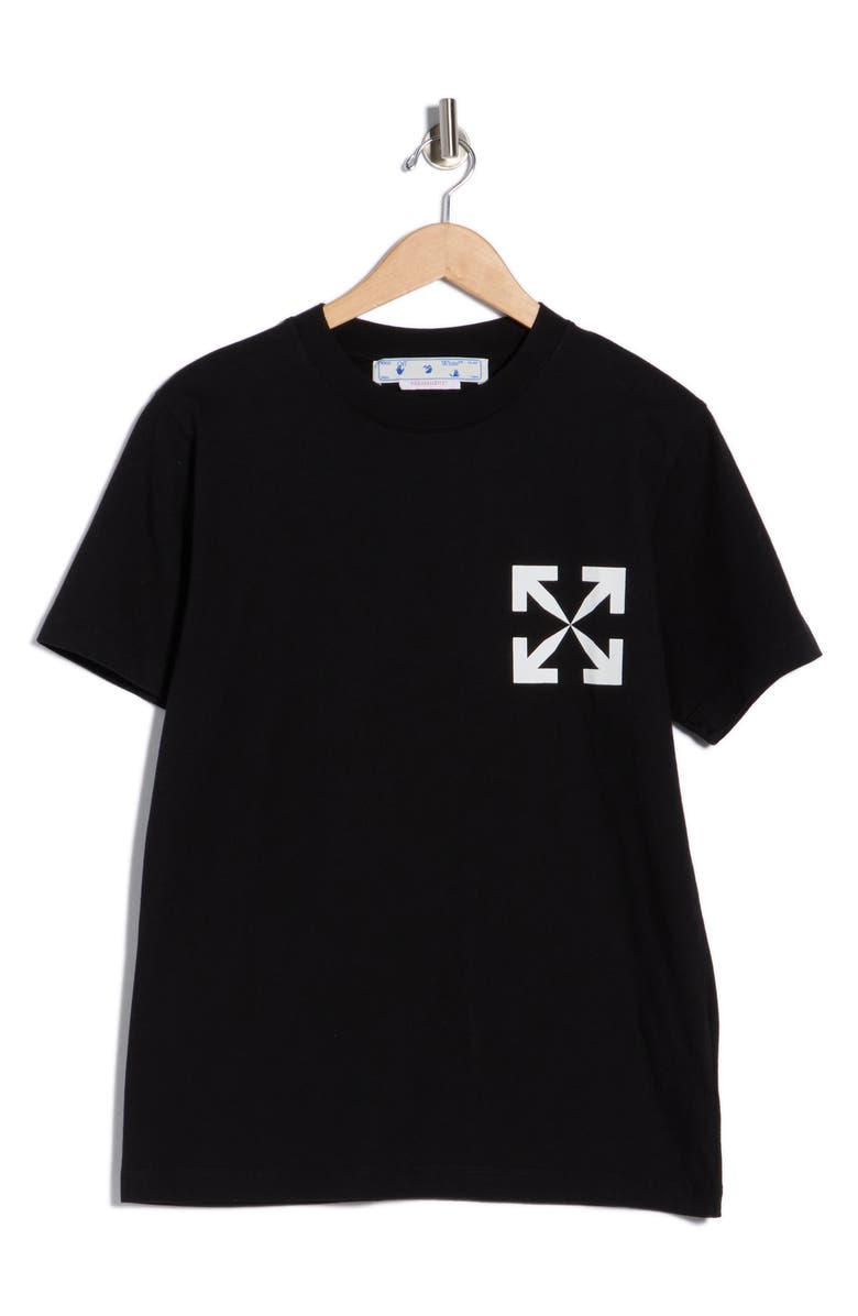 Off-White Slim Fit Single Arrow Graphic T-Shirt, Alternate, color, 