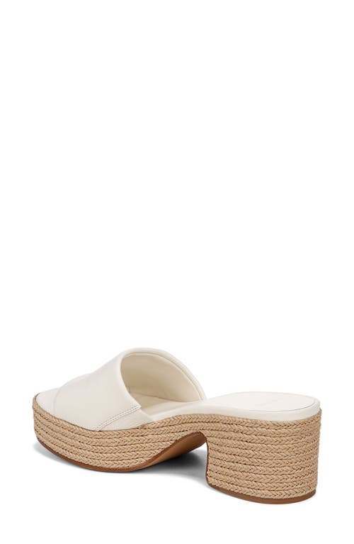 Vince Women's Margo Espadrille Block Heel Platform Sandals In Milk