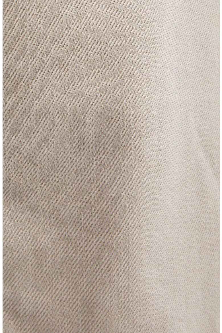 Catarina Zip Pocket Tapered Leg Cotton Twill Pants, Alternate, color, ECRU