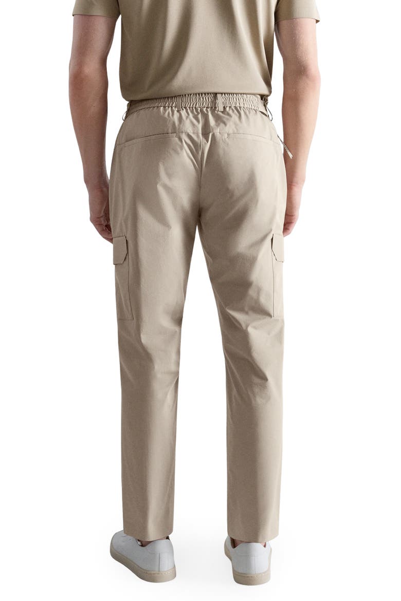 Slim Fit Comfort Stretch Water Repellent Cargo Pants, Alternate, color, BEIGE