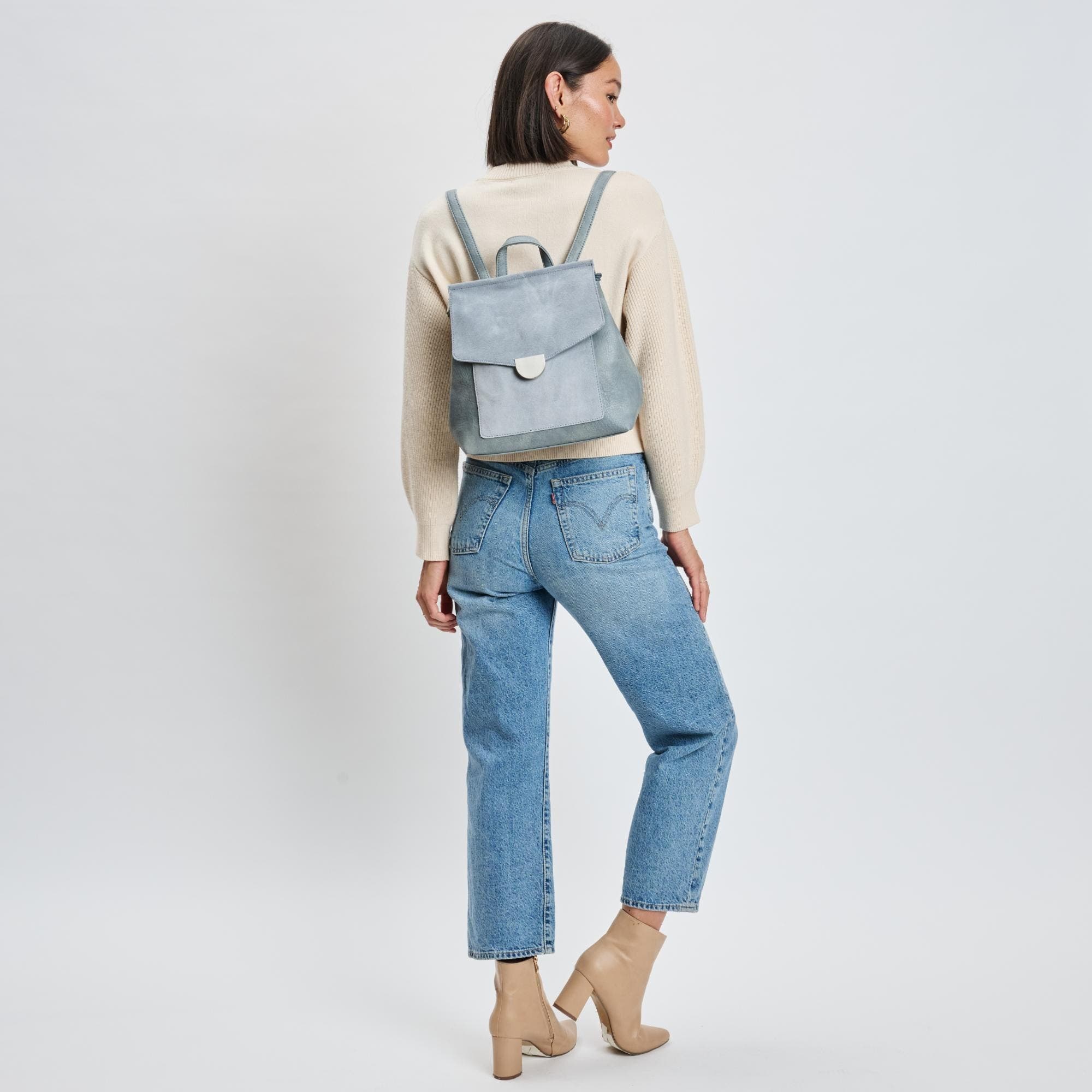 MODA LUXE Lynn Backpack, Alternate, color, Light Blue