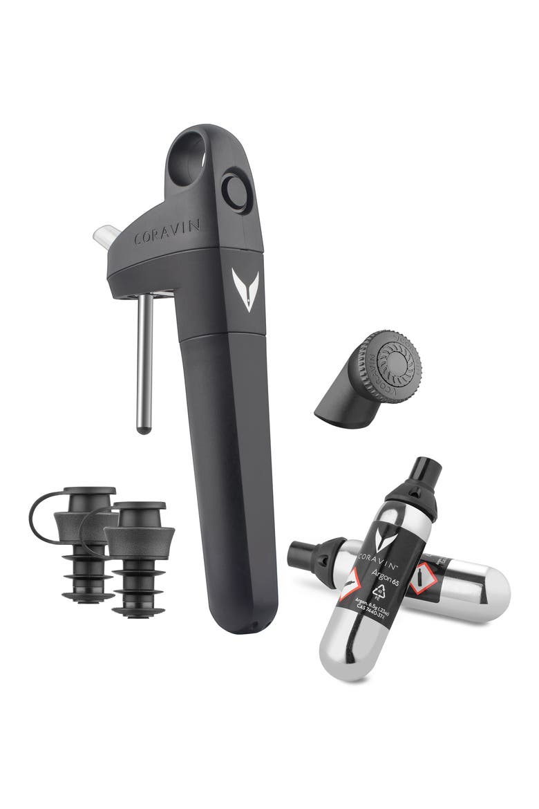 Pivot™+ Wine Preservation System, Main, color, BLACK