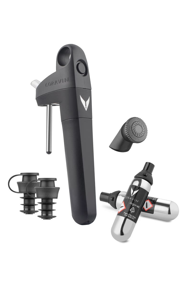 Coravin Pivot<sup>™</sup>+ Wine Preservation System, Main, color, Black