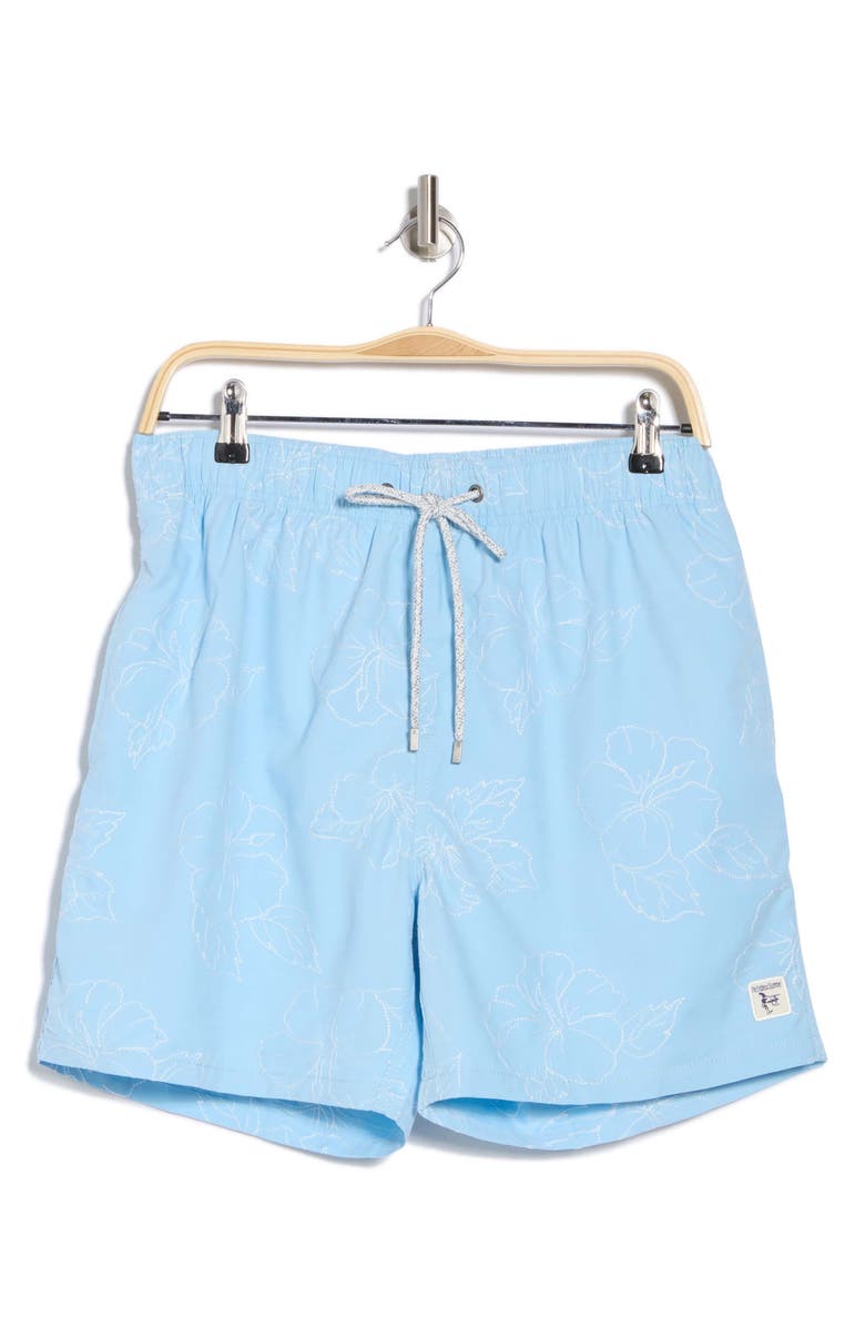Vintage Summer Volley Swim Shorts, Alternate, color, Blue