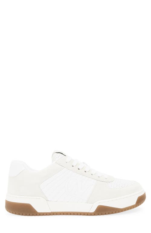 Valentino Garavani Signature Detail Ankle Padding Sneakers With Interchangeable Laces In White