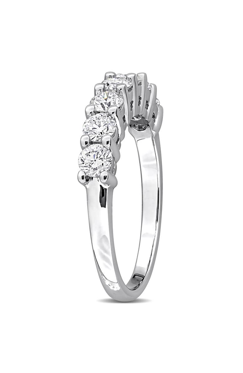 Created Forever Sterling Silver Lab Grown Diamond Anniversary Band Ring, Alternate, color, Silver