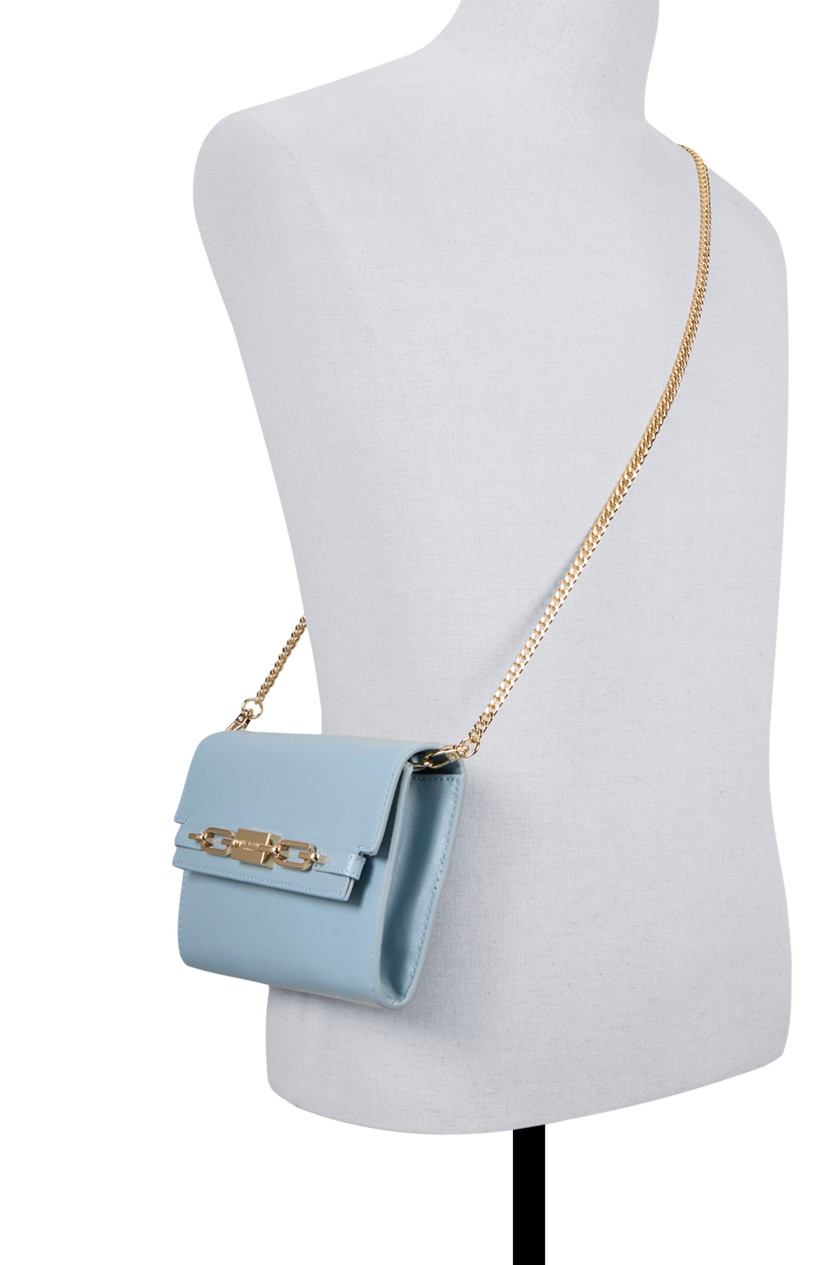 Ted Baker Jean Wallet on a Chain, Alternate, color, Slate Blue