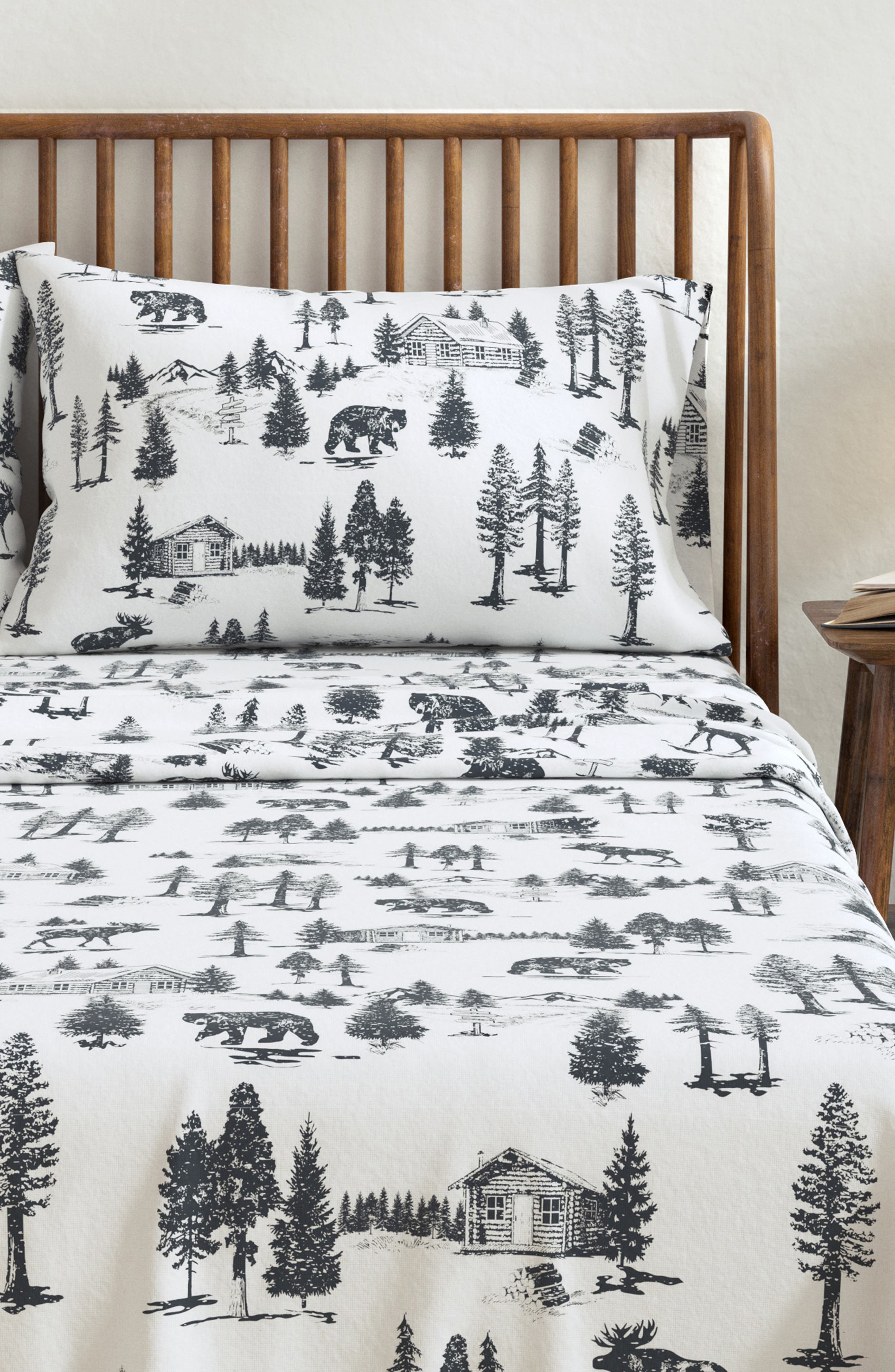 Woven & Weft Turkish Cotton Flannel Lodge Sheet Set