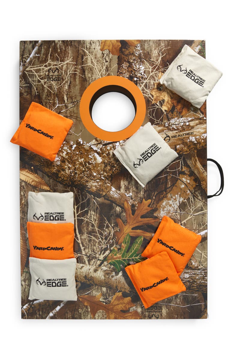 POOLCANDY Realtree Edge Wooden Cornhole, Main, color, Camo