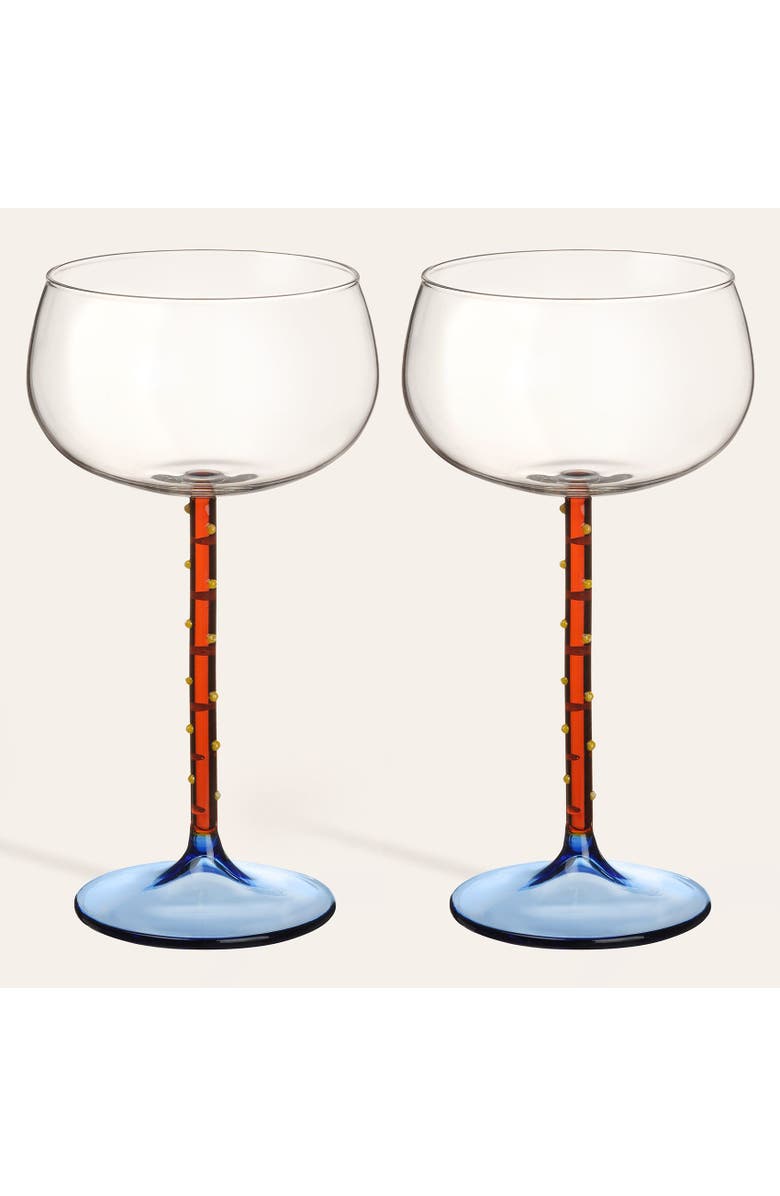 Zsa Zsa Zsu Henan Borosilicate Glass Red Wine Glass 13 Oz. Set Of 2, Main, color, Clear