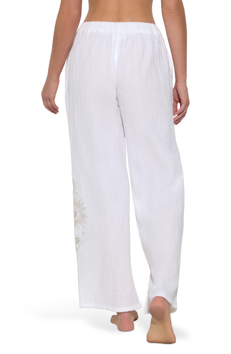 Spiritual Gangster Page Inner Gaze Tie Waist Pants, Alternate, color, 