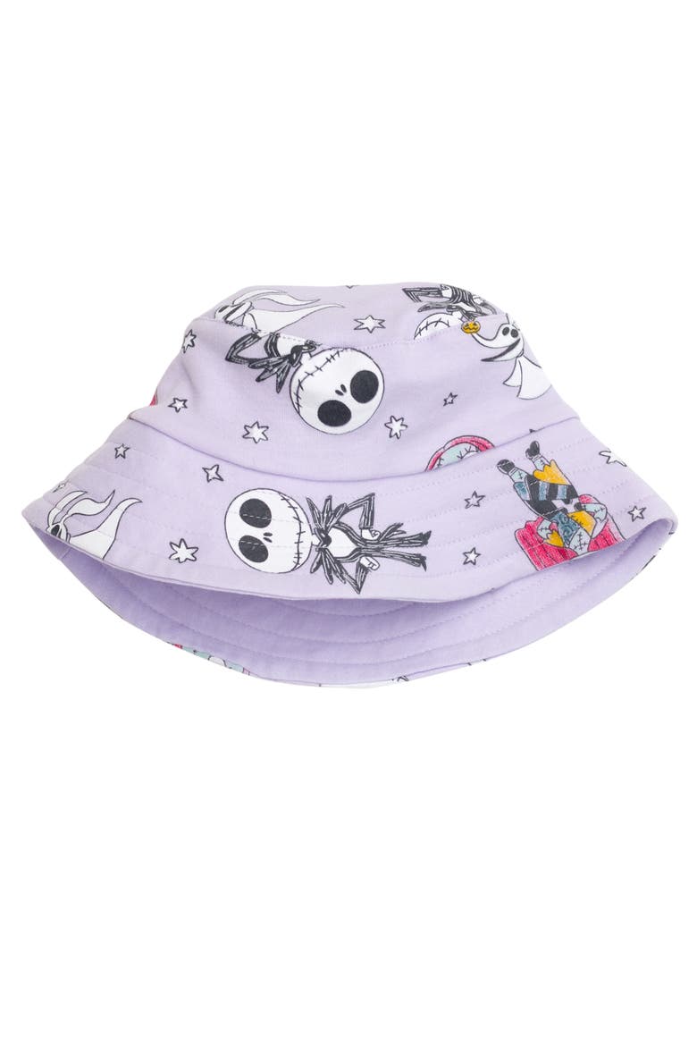 Nightmare Before Christmas One Piece Romper and Hat Set, Alternate, color, Jack Sally Purple