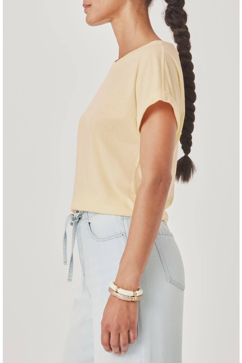 Skye T-Shirt, Alternate, color, HONEYSUCKLE YELLOW